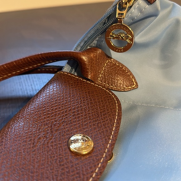 Longchamp baby blue small Le Pliage bag - Picture 5 of 5